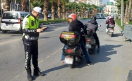Motosikletlilere ceza yağdı