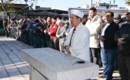 Manisa’da Filistin’de hayatını kaybedenler için gıyabi cenaze namazı kılındı