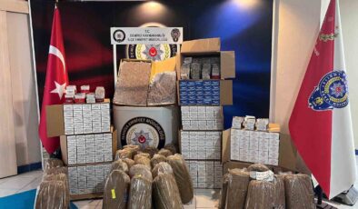 Demirci’de kaçak tütün operasyonu