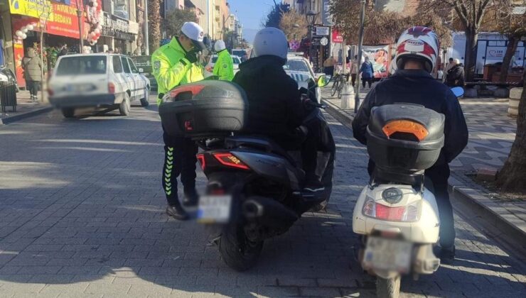 Manisa’da motosiklet denetiminde 3,25 milyon TL ceza kesildi
