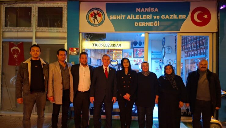 Gelecek Partili Selçuk Özdağ’dan Manisa Şehit Aileleri ve Gaziler Derneği’ne Anlamlı Ziyaret